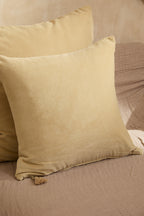 Housse De Coussin Velour - Ecru