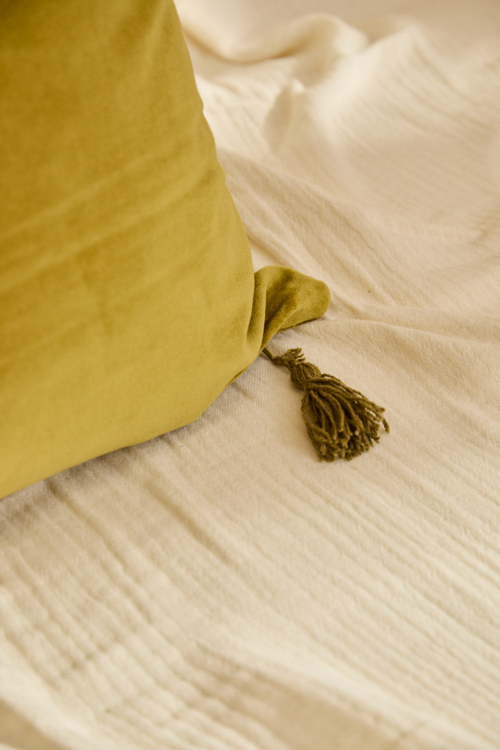 Housse De Coussin Velour - Vert