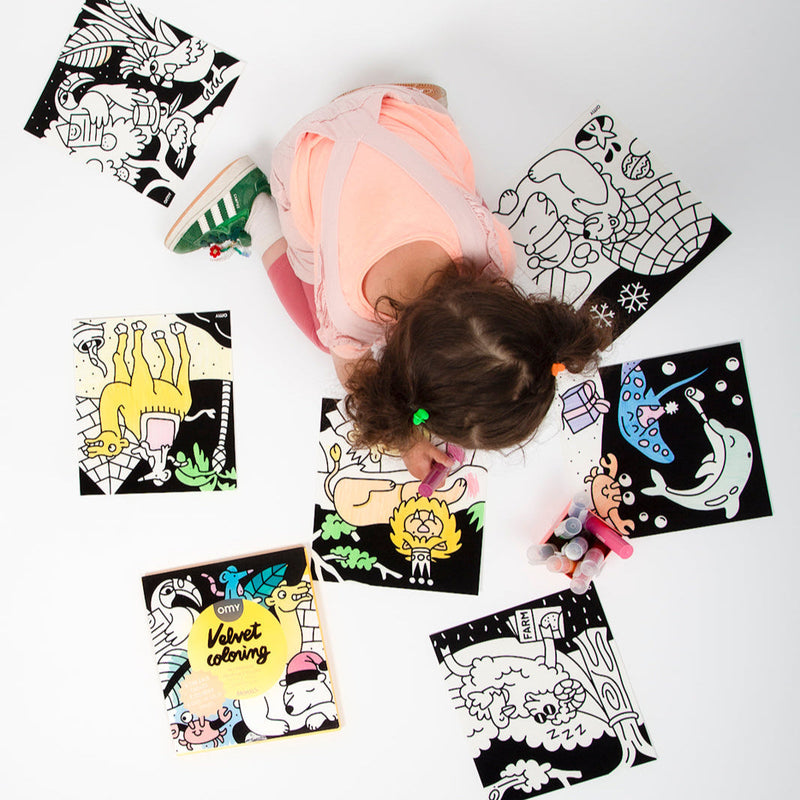 Coloriage Velours - Animals