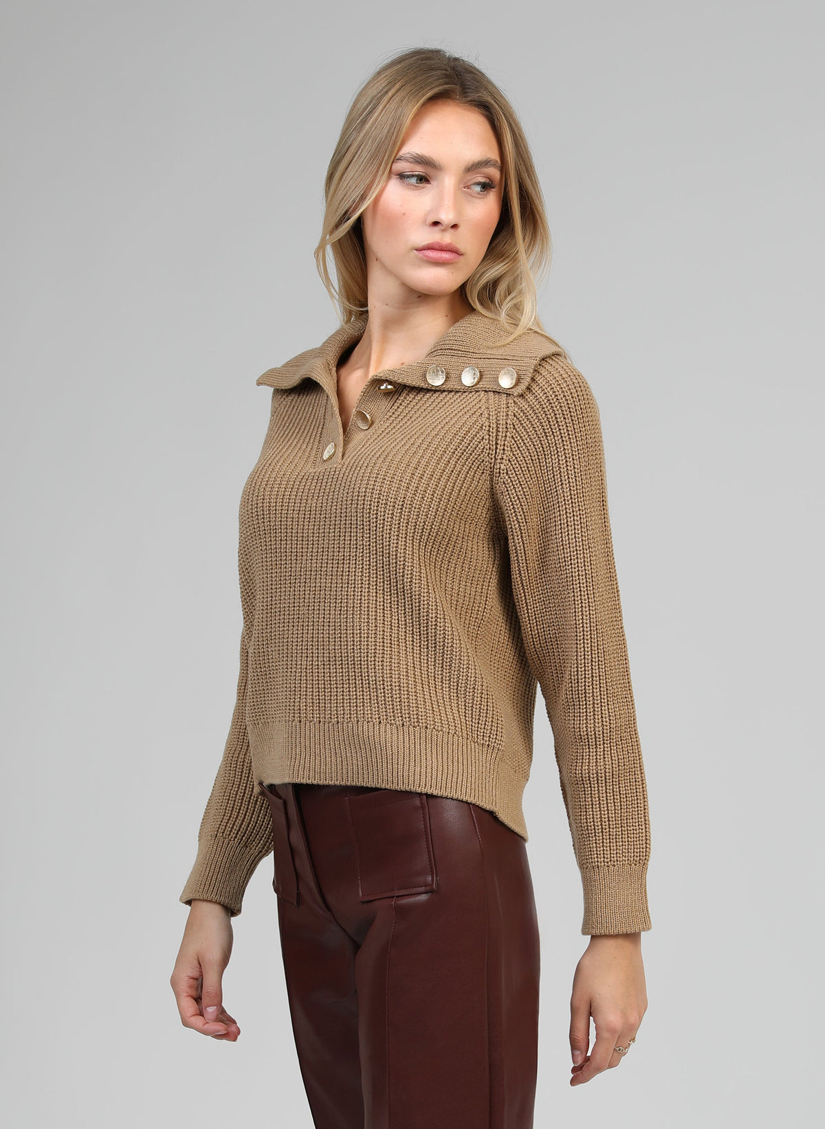 Pull Venise Camel