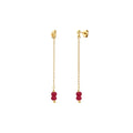 Venus Pink Jade Earrings
