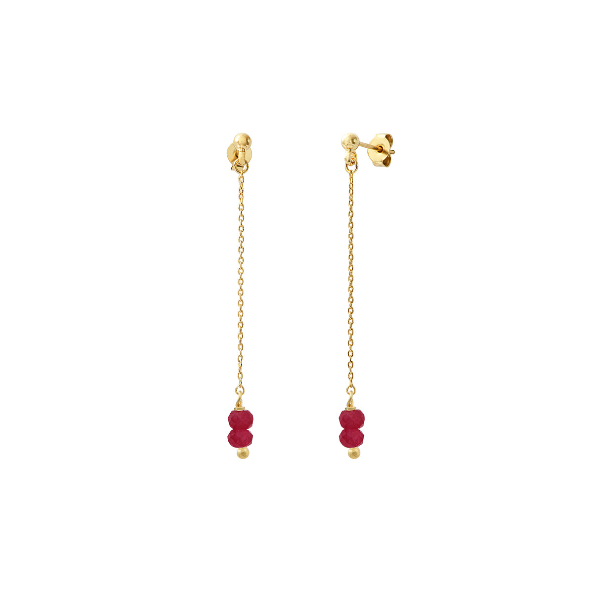Venus Pink Jade Earrings
