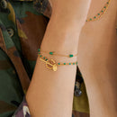 Bracelet Venus Agate Verte