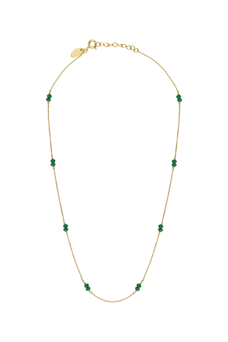 Collier Venus Agate Verte