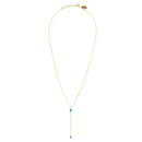 Collier Cravate Courte Venus Turquoise