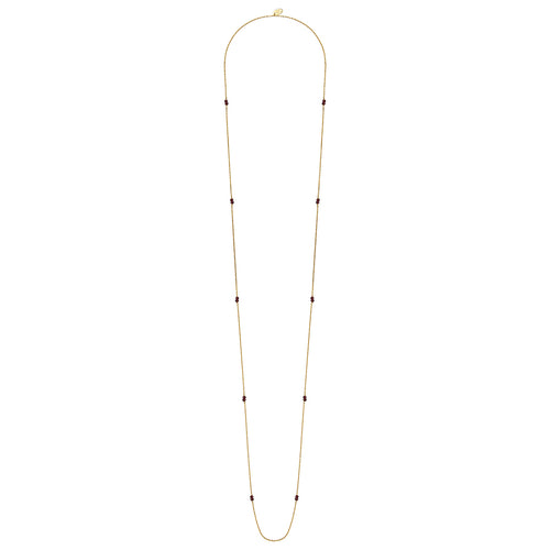 Sautoir Venus Grenat