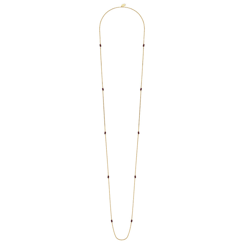 Sautoir Venus Grenat