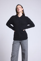 Chemise Boutonnee Femme Vera - Noir - Femme