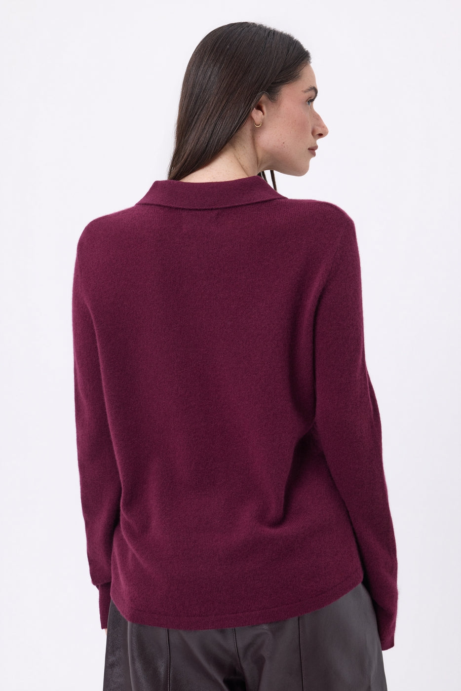 Vera Shirt - Wine Red - Women