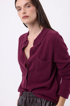 Vera Shirt - Wine Red - Women