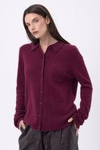Vera Shirt - Wine Red - Women