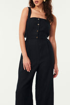 Verlin trouser jumpsuit - Black