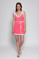 Veronica Terry Short Dress - Pink