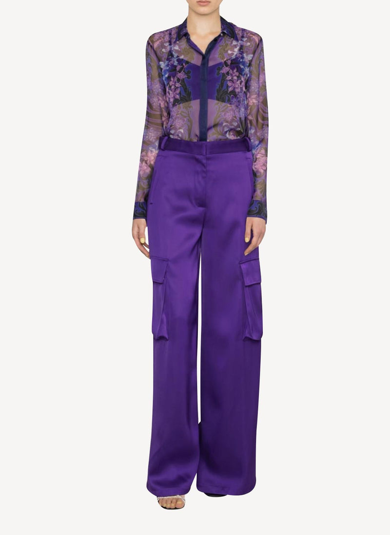 Versace - Pantalon - Purple - Femme