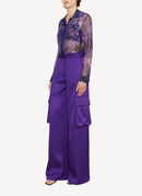 Versace - Pantalon - Purple - Femme