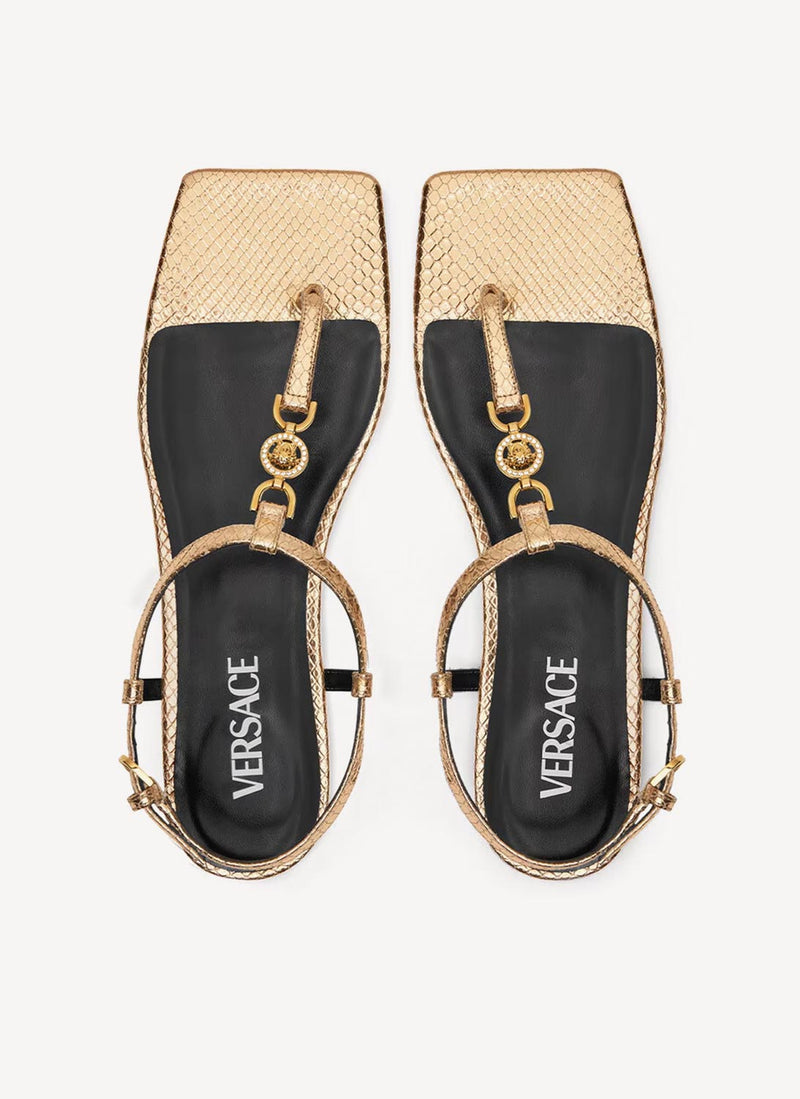 Versace - Sandales - Gold - Femme