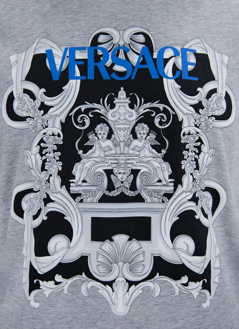 Versace - Tee Shirt - Light Grey - Homme