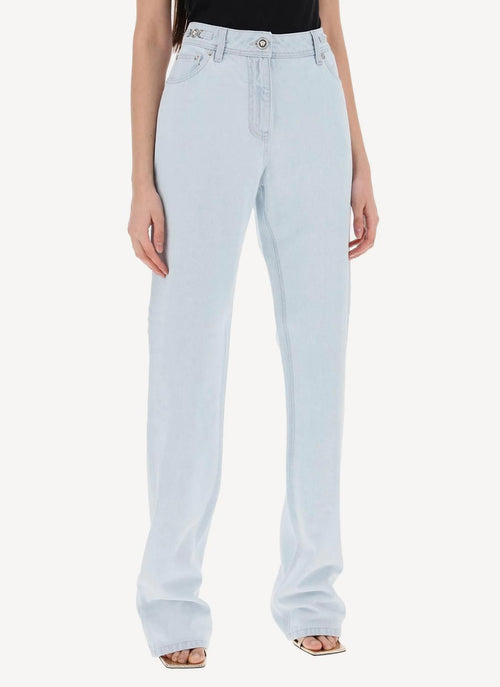 Versace - Pantalon - Blue Washed Medium - Femme