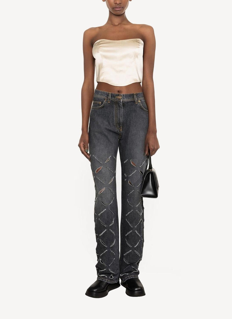 Versace - Pantalon - Dark Grey - Femme