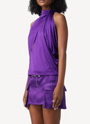 Versace - Top - Purple - Femme