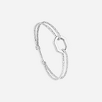 Bracelet Vertex - Argenté Pailleté
