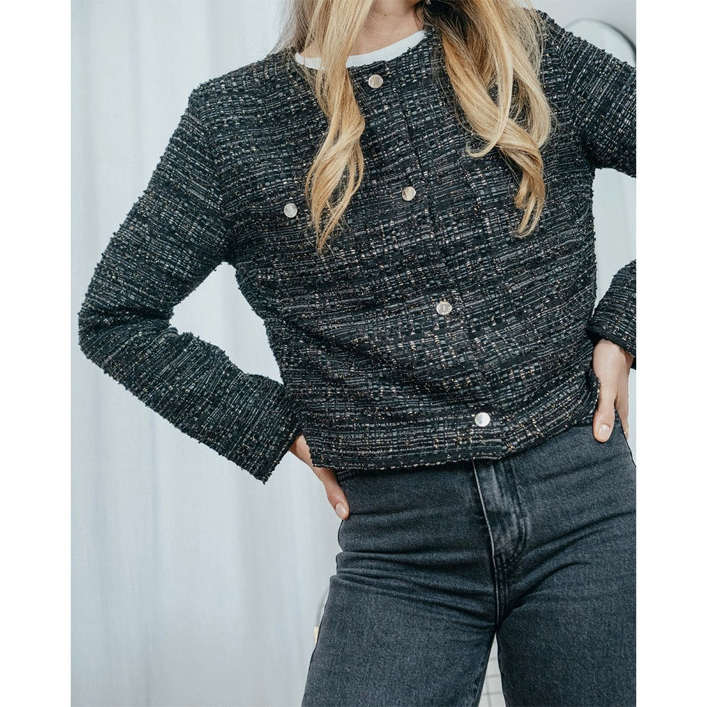 Alberta Jacket - Grey Tweed