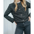 Veste Alberta - Tweed Gris