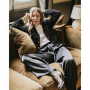 Seven August - Tan Jacket - Black