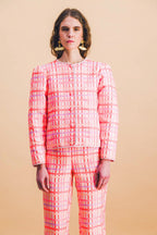 Chaqueta Diane de tartán