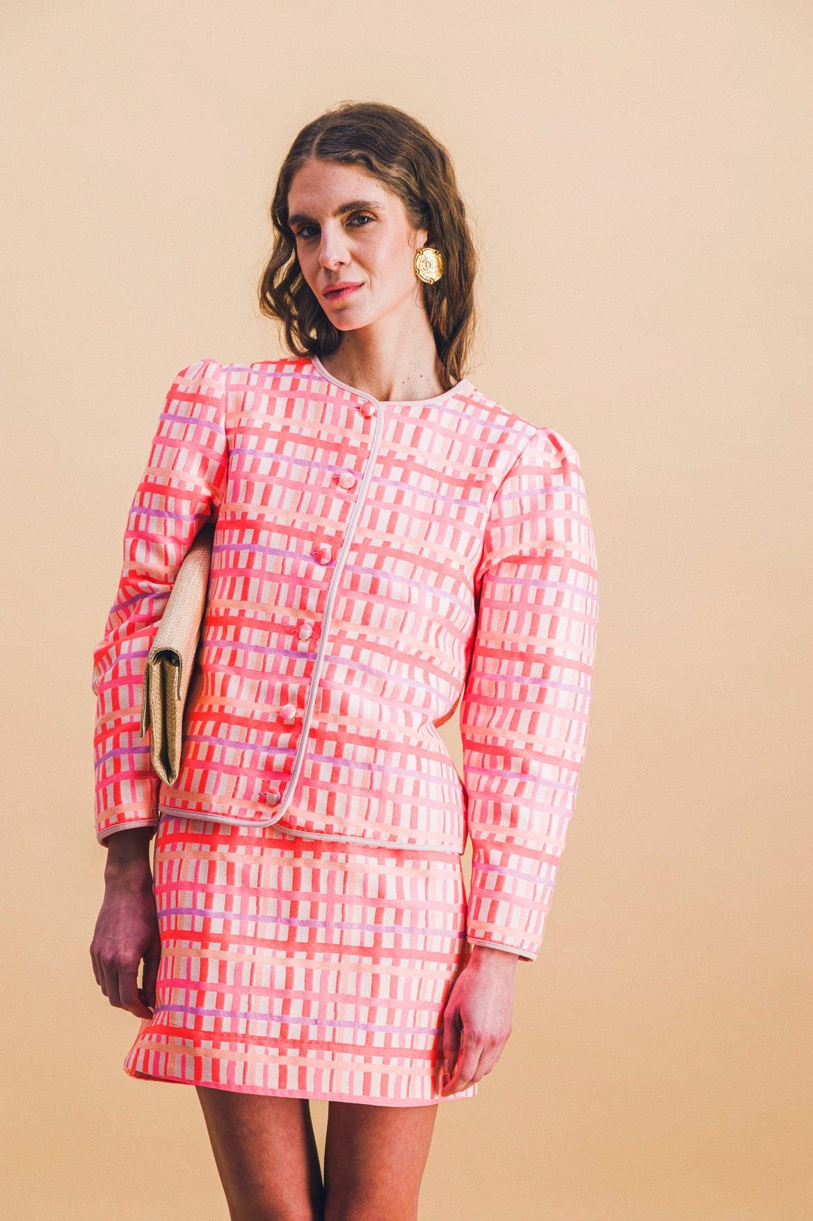 Chaqueta Diane de tartán