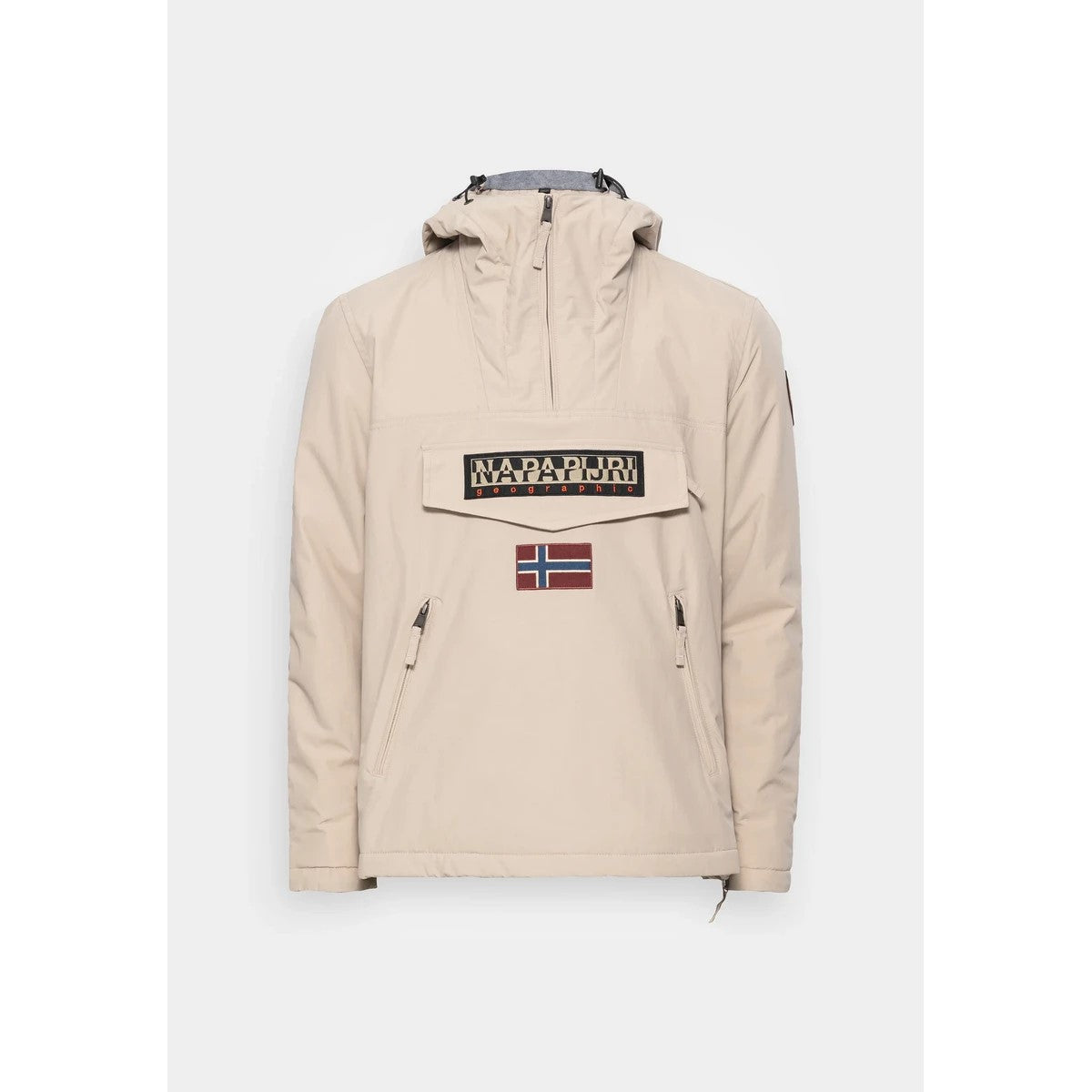 Anorak Rainforest Pocket 2 - Beige Stone - Mixto