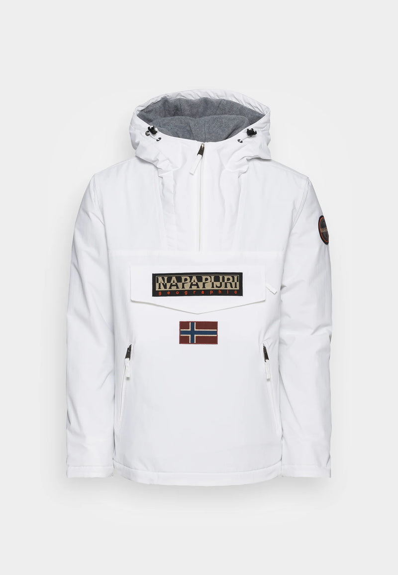 Anorak Rainforest Pocket 2 - White - Mixte