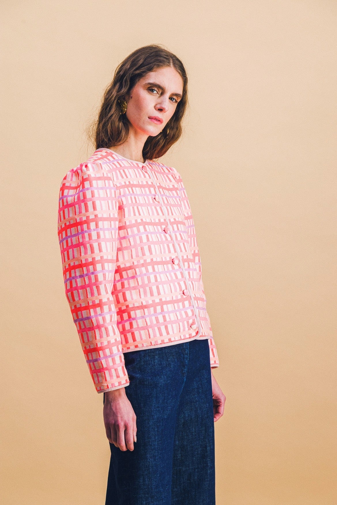 Chaqueta Diane de tartán