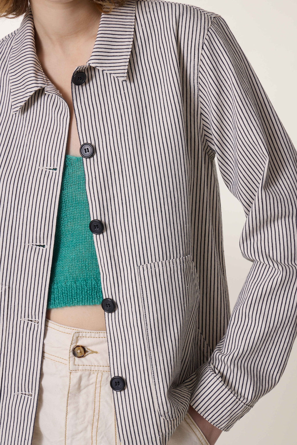 Chaqueta Verdil Strp - Ecru