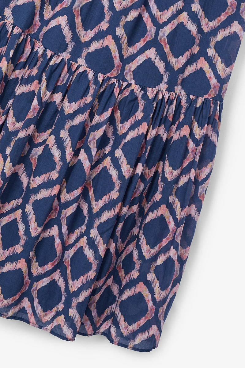 Robe Escal Ajouré Bleu