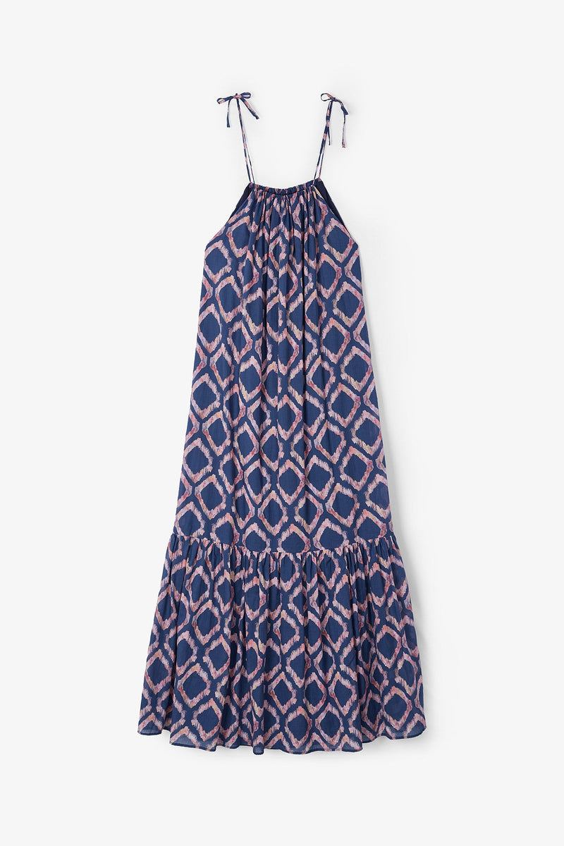Robe Escal Ajouré Bleu