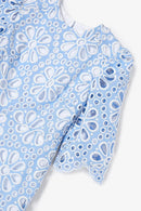 Robe Leyre Découpé Bleu