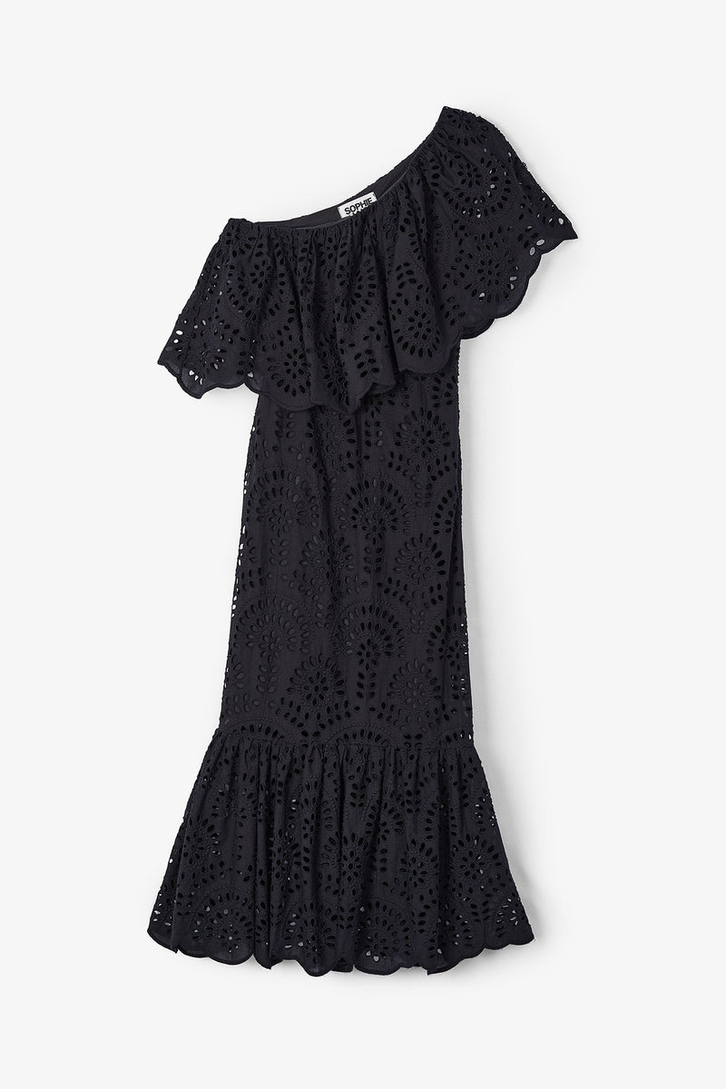 Robe Découpé Découpé Noir