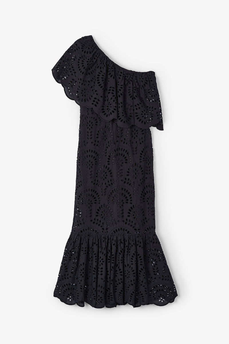 Robe Découpé Découpé Noir