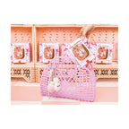 Kit de ganchillo para principiantes - Charms para bolsos - Glam Pink