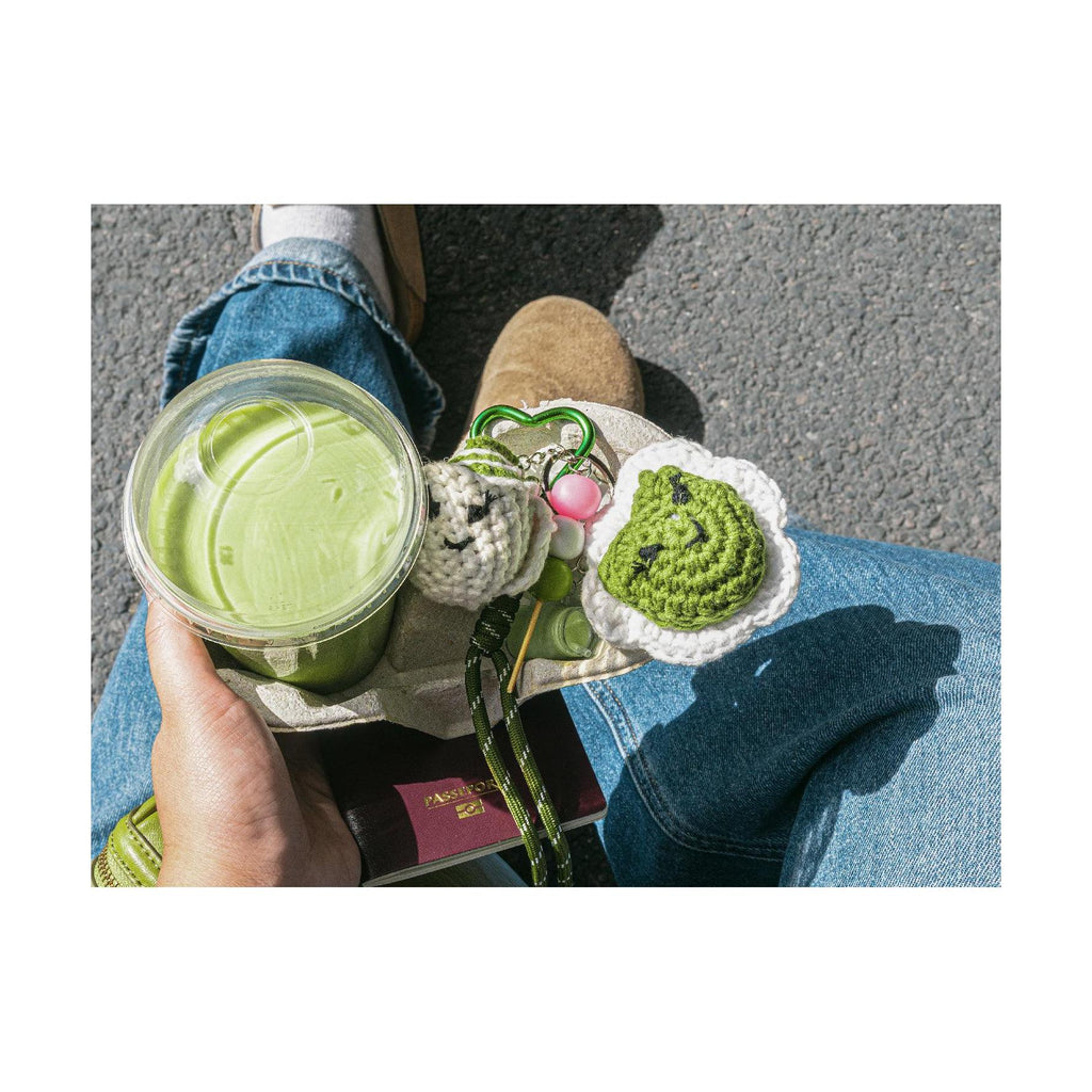 Kit Crochet Pour Débutant - Bag Charms- Matcha Club