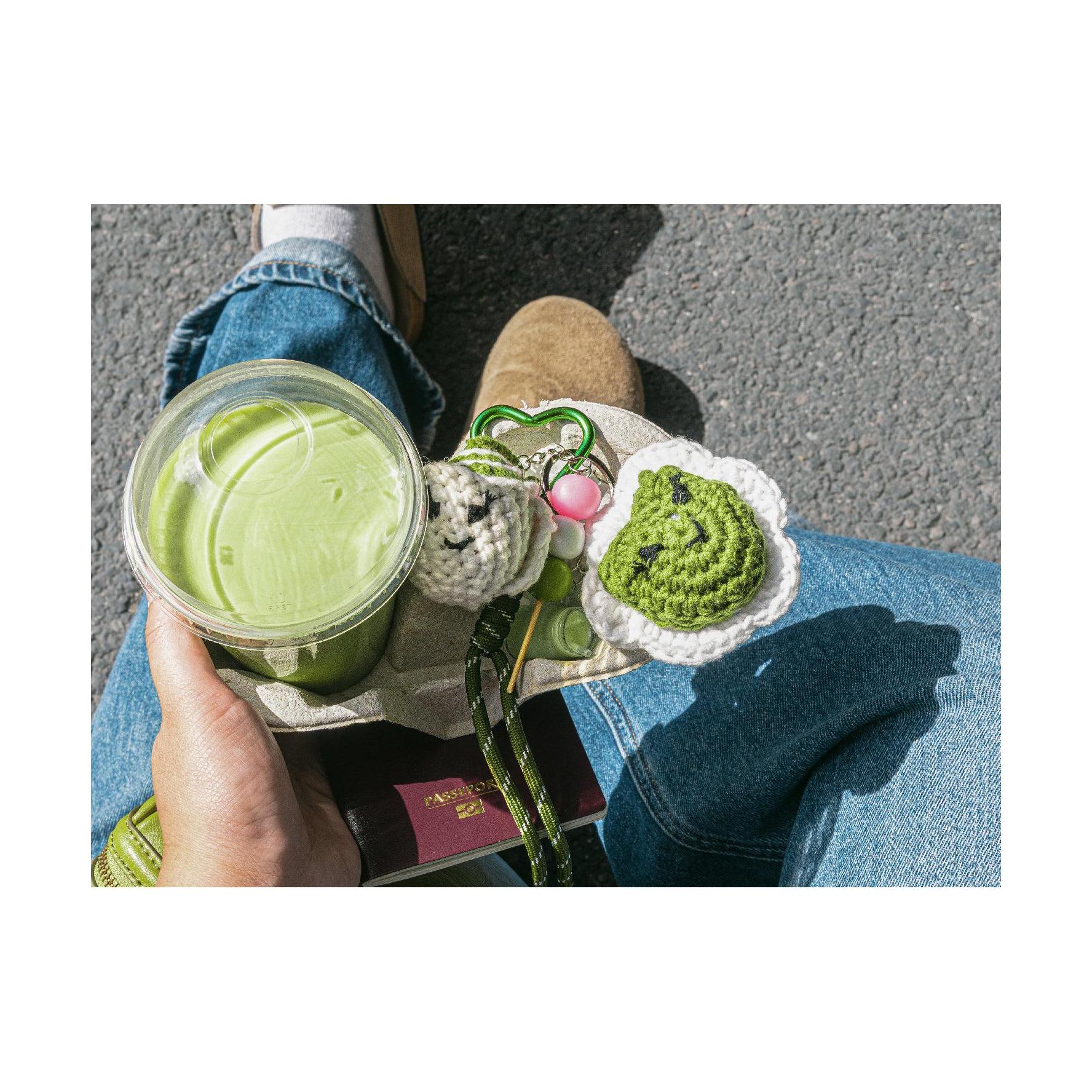 Kit Crochet Pour Débutant - Bag Charms- Matcha Club