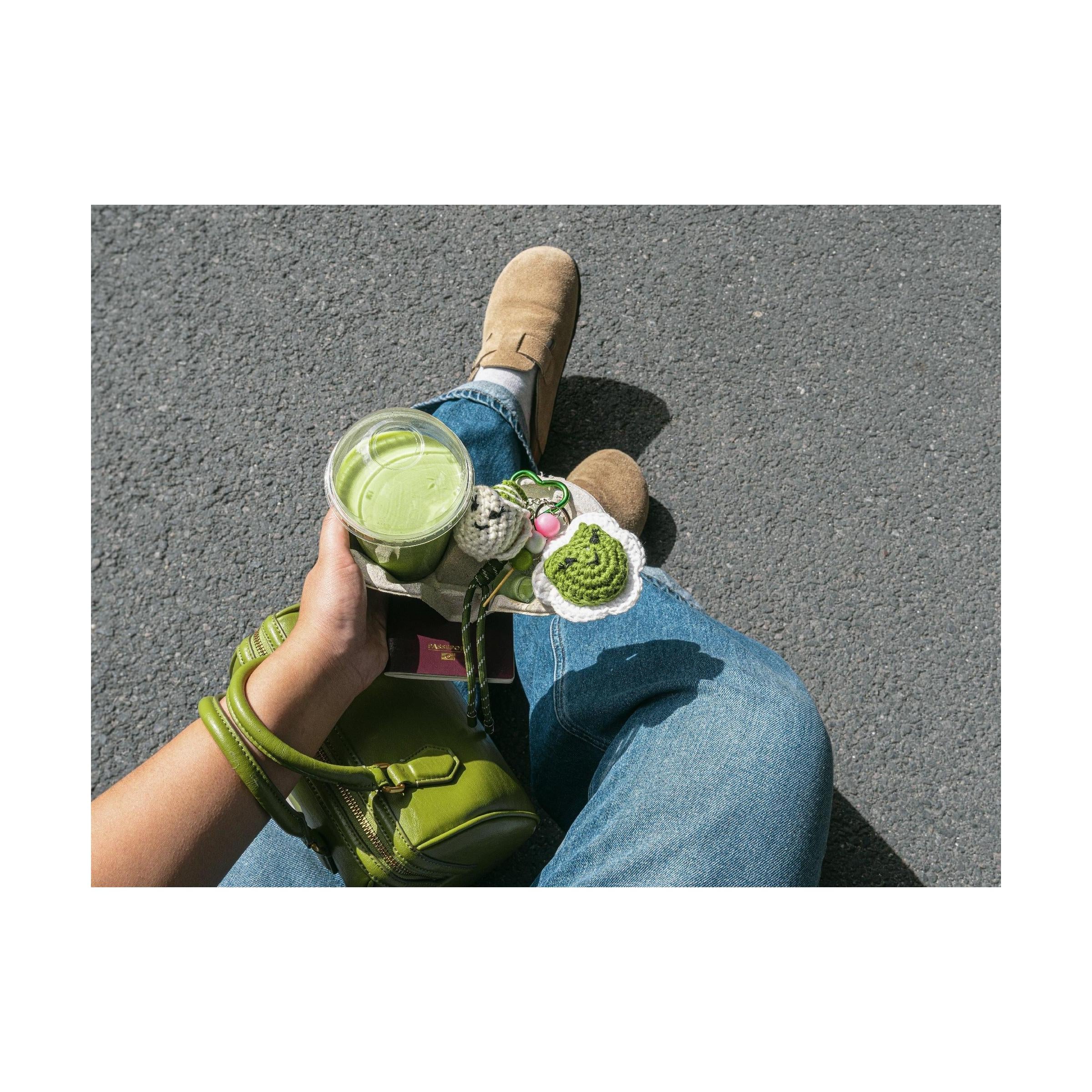 Kit Crochet Pour Débutant - Bag Charms- Matcha Club