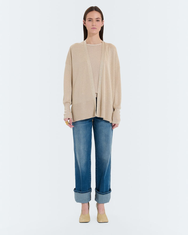 Gilet long champagne pailleté_4