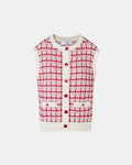 Two-tone tweed-style sleeveless vest_6