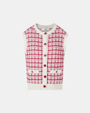 Gilet sans manches façon tweed bicolore_6