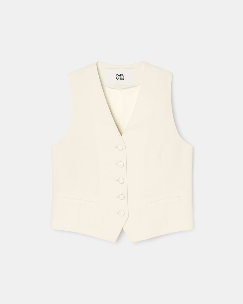 Gilet sans manches écru_5