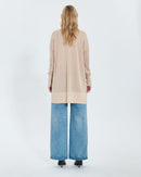 Gilet long ajouré champagne pailleté_3