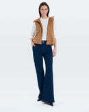 Gilet en suède beige_2