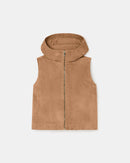 Gilet en suède beige_5